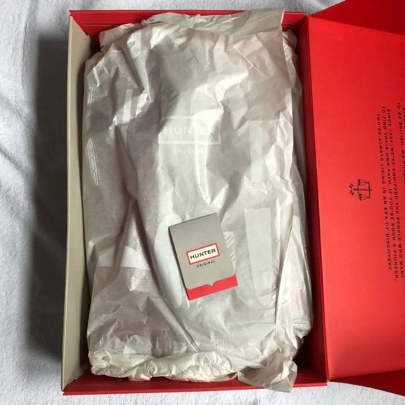 ❣️SOLD❣️Hunter Original Tall Red Rain Boots NIB - Picture 7 of 9